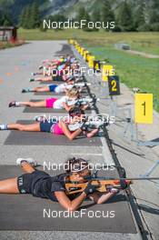 29.06.2022, Bessans, France (FRA): Eleonora Fauner (ITA), Rebecca Passler (ITA), (l-r) - Biathlon summer training, Bessans (FRA). www.nordicfocus.com. © Authamayou/NordicFocus. Every downloaded picture is fee-liable.
