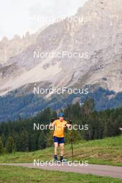 14.09.2022, Lavaze, Italy (ITA): Sebastian Samuelsson (SWE) - Biathlon summer training, Lavaze (ITA). www.nordicfocus.com. © Barbieri/NordicFocus. Every downloaded picture is fee-liable.