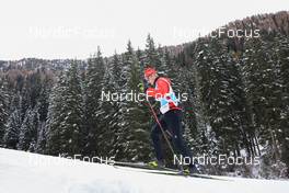 08.11.2022, Davos, Switzerland (SUI): Niklas Hartweg (SUI) - Biathlon training, Snowfarming track, Davos (SUI). www.nordicfocus.com. © Manzoni/NordicFocus. Every downloaded picture is fee-liable.