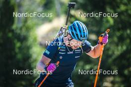 13.09.2022, Lavaze, Italy (ITA): Peppe Femling (SWE) - Biathlon summer training, Lavaze (ITA). www.nordicfocus.com. © Vanzetta/NordicFocus. Every downloaded picture is fee-liable.