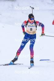 01.04.2022, Premanon, France (FRA): LEO Carlier (FRA) - French Championships biathlon, mass, Premanon (FRA). www.nordicfocus.com. © Leo Authamayou/NordicFocus. Every downloaded picture is fee-liable.