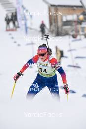 01.04.2022, Premanon, France (FRA): LAMY LISA Cart (FRA) - French Championships biathlon, mass, Premanon (FRA). www.nordicfocus.com. © Augustin Authamayou/NordicFocus. Every downloaded picture is fee-liable.