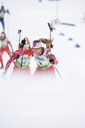 01.04.2022, Premanon, France (FRA): ALICE Dusserre (FRA) - French Championships biathlon, mass, Premanon (FRA). www.nordicfocus.com. © Augustin Authamayou/NordicFocus. Every downloaded picture is fee-liable.