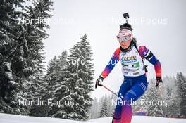 02.04.2022, Premanon, France (FRA): Marylou Faivre (FRA) - French Championships biathlon, mass, Premanon (FRA). www.nordicfocus.com. © Augustin Authamayou/NordicFocus. Every downloaded picture is fee-liable.