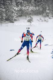02.04.2022, Premanon, France (FRA): Esteban Javaux (FRA) - French Championships biathlon, mass, Premanon (FRA). www.nordicfocus.com. © Augustin Authamayou/NordicFocus. Every downloaded picture is fee-liable.