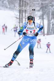 02.04.2022, Premanon, France (FRA): Anais Bescond (FRA) - French Championships biathlon, mass, Premanon (FRA). www.nordicfocus.com. © Leo Authamayou/NordicFocus. Every downloaded picture is fee-liable.