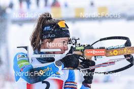 02.04.2022, Premanon, France (FRA): Chloe Chevalier (FRA) - French Championships biathlon, mass, Premanon (FRA). www.nordicfocus.com. © Leo Authamayou/NordicFocus. Every downloaded picture is fee-liable.