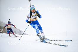02.04.2022, Premanon, France (FRA): Chloe Dupont (FRA) - French Championships biathlon, mass, Premanon (FRA). www.nordicfocus.com. © Augustin Authamayou/NordicFocus. Every downloaded picture is fee-liable.