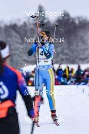 03.04.2022, Premanon, France (FRA): Anais Bescond (FRA) - French Championships biathlon, relay, Premanon (FRA). www.nordicfocus.com. © Leo Authamayou/NordicFocus. Every downloaded picture is fee-liable.