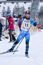 03.04.2022, Premanon, France (FRA): Jeanne Richard (FRA) - French Championships biathlon, relay, Premanon (FRA). www.nordicfocus.com. © Leo Authamayou/NordicFocus. Every downloaded picture is fee-liable.