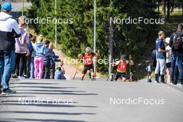 02.09.2022, Oberhof, Germany (GER): David Zobel (GER), Tim Grotian (GER), (l-r)  - German Championships biathon, individual men, Oberhof (GER). www.nordicfocus.com. © Deubert/NordicFocus. Every downloaded picture is fee-liable.
