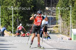 02.09.2022, Oberhof, Germany (GER): Serafin Wiestner (SUI) - German Championships biathon, individual men, Oberhof (GER). www.nordicfocus.com. © Deubert/NordicFocus. Every downloaded picture is fee-liable.