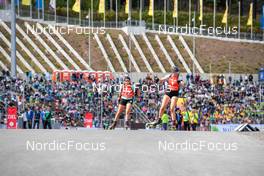 02.09.2022, Oberhof, Germany (GER): Natalie Keller (GER), Hannah Schlickum (GER), (l-r)  - German Championships biathon, individual women, Oberhof (GER). www.nordicfocus.com. © Deubert/NordicFocus. Every downloaded picture is fee-liable.
