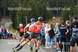 04.09.2022, Oberhof, Germany (GER): Sandro Bovisi (SUI) - German Championships biathon, pursuit men, Oberhof (GER). www.nordicfocus.com. © Deubert/NordicFocus. Every downloaded picture is fee-liable.