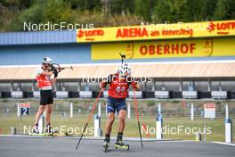 04.09.2022, Oberhof, Germany (GER): Vaclav Cervenka (USA) - German Championships biathon, pursuit men, Oberhof (GER). www.nordicfocus.com. © Deubert/NordicFocus. Every downloaded picture is fee-liable.