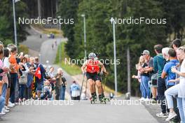 04.09.2022, Oberhof, Germany (GER): Niklas Hartweg (SUI) - German Championships biathon, pursuit men, Oberhof (GER). www.nordicfocus.com. © Deubert/NordicFocus. Every downloaded picture is fee-liable.