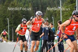 04.09.2022, Oberhof, Germany (GER): Niklas Hartweg (SUI) - German Championships biathon, pursuit men, Oberhof (GER). www.nordicfocus.com. © Deubert/NordicFocus. Every downloaded picture is fee-liable.