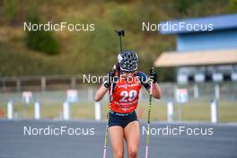 04.09.2022, Oberhof, Germany (GER): Linda Zingerle (ITA) - German Championships biathon, pursuit women, Oberhof (GER). www.nordicfocus.com. © Deubert/NordicFocus. Every downloaded picture is fee-liable.