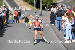 04.09.2022, Oberhof, Germany (GER): Lena Haecki (SUI) - German Championships biathon, pursuit women, Oberhof (GER). www.nordicfocus.com. © Deubert/NordicFocus. Every downloaded picture is fee-liable.