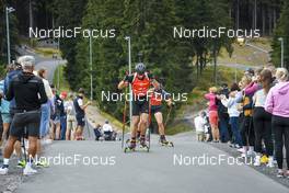 03.09.2022, Oberhof, Germany (GER): Serafin Wiestner (SUI) - German Championships biathon, sprint men, Oberhof (GER). www.nordicfocus.com. © Deubert/NordicFocus. Every downloaded picture is fee-liable.