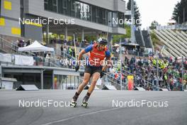 03.09.2022, Oberhof, Germany (GER): Cedric Christille (ITA) - German Championships biathon, sprint men, Oberhof (GER). www.nordicfocus.com. © Deubert/NordicFocus. Every downloaded picture is fee-liable.
