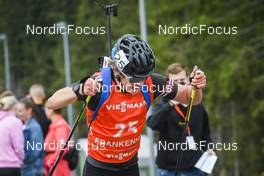 03.09.2022, Oberhof, Germany (GER): David Bauer (GER) - German Championships biathon, sprint men, Oberhof (GER). www.nordicfocus.com. © Deubert/NordicFocus. Every downloaded picture is fee-liable.