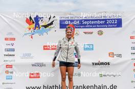 03.09.2022, Oberhof, Germany (GER): Sophia Schneider (GER), (l-r) - German Championships biathon, sprint women, Oberhof (GER). www.nordicfocus.com. © Deubert/NordicFocus. Every downloaded picture is fee-liable.