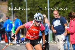 03.09.2022, Oberhof, Germany (GER): Rebecca Passler (ITA) - German Championships biathon, sprint women, Oberhof (GER). www.nordicfocus.com. © Deubert/NordicFocus. Every downloaded picture is fee-liable.