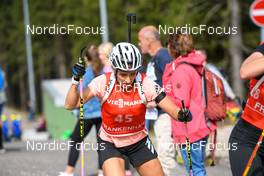 03.09.2022, Oberhof, Germany (GER): Anna Weidel (GER) - German Championships biathon, sprint women, Oberhof (GER). www.nordicfocus.com. © Deubert/NordicFocus. Every downloaded picture is fee-liable.