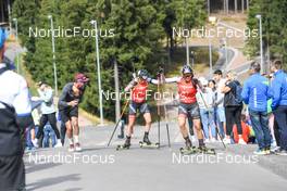 03.09.2022, Oberhof, Germany (GER): Aita Gasparin (SUI), Lea Meier (SUI), (l-r)  - German Championships biathon, sprint women, Oberhof (GER). www.nordicfocus.com. © Deubert/NordicFocus. Every downloaded picture is fee-liable.