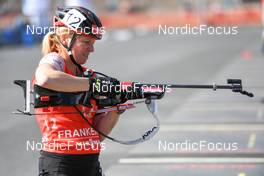 03.09.2022, Oberhof, Germany (GER): Franziska Hildebrand (GER) - German Championships biathon, sprint women, Oberhof (GER). www.nordicfocus.com. © Deubert/NordicFocus. Every downloaded picture is fee-liable.