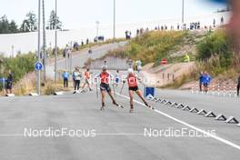 03.09.2022, Oberhof, Germany (GER): Flurina Volken (SUI), Antonia Horn (GER), (l-r)  - German Championships biathon, sprint women, Oberhof (GER). www.nordicfocus.com. © Deubert/NordicFocus. Every downloaded picture is fee-liable.