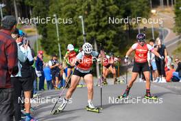 03.09.2022, Oberhof, Germany (GER): Lena Haecki (SUI), Josephine Dingelstedt (GER), (l-r)  - German Championships biathon, sprint women, Oberhof (GER). www.nordicfocus.com. © Deubert/NordicFocus. Every downloaded picture is fee-liable.