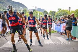 03.09.2022, Annecy, France (FRA): Jules Chappaz (FRA), Michal Novak (CZE) - Martin Fourcade Nordic Festival, Annecy (FRA). www.nordicfocus.com. © Reichert/NordicFocus. Every downloaded picture is fee-liable.