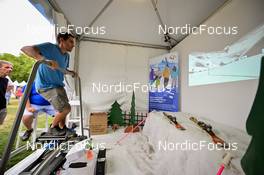 02.09.2022, Annecy, France (FRA): feature: esf shop, skiing simulator - Martin Fourcade Nordic Festival, Annecy (FRA). www.nordicfocus.com. © Reichert/NordicFocus. Every downloaded picture is fee-liable.