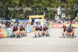03.09.2022, Annecy, France (FRA): Event Feature: Start of womens race - Martin Fourcade Nordic Festival, Annecy (FRA). www.nordicfocus.com. © Manzoni/NordicFocus. Every downloaded picture is fee-liable.