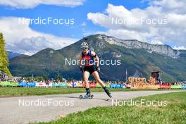 03.09.2022, Annecy, France (FRA): Marte Olsbu Roeiseland (NOR) - Martin Fourcade Nordic Festival, Annecy (FRA). www.nordicfocus.com. © Reichert/NordicFocus. Every downloaded picture is fee-liable.