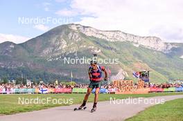03.09.2022, Annecy, France (FRA): Karol Dombrovski (LTU) - Martin Fourcade Nordic Festival, Annecy (FRA). www.nordicfocus.com. © Reichert/NordicFocus. Every downloaded picture is fee-liable.