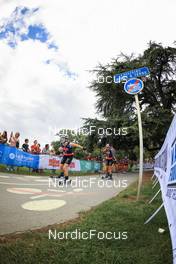 03.09.2022, Annecy, France (FRA): Melissa Gal (FRA¬), Clemence Didierlaurent (FRA), (l-r) - Martin Fourcade Nordic Festival, Annecy (FRA). www.nordicfocus.com. © Manzoni/NordicFocus. Every downloaded picture is fee-liable.