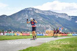 03.09.2022, Annecy, France (FRA): Federico Pellegrino (ITA) - Martin Fourcade Nordic Festival, Annecy (FRA). www.nordicfocus.com. ©Reichert/NordicFocus. Every downloaded picture is fee-liable.