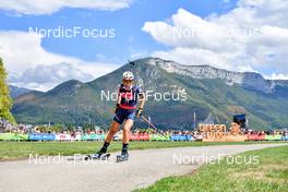 03.09.2022, Annecy, France (FRA): Deedra Irwin (USA) - Martin Fourcade Nordic Festival, Annecy (FRA). www.nordicfocus.com. © Reichert/NordicFocus. Every downloaded picture is fee-liable.