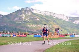 03.09.2022, Annecy, France (FRA): Sean Doherty (USA) - Martin Fourcade Nordic Festival, Annecy (FRA). www.nordicfocus.com. © Reichert/NordicFocus. Every downloaded picture is fee-liable.