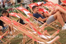02.09.2022, Annecy, France (FRA): Event Feature: Fans take a rest - Martin Fourcade Nordic Festival, Annecy (FRA). www.nordicfocus.com. © Manzoni/NordicFocus. Every downloaded picture is fee-liable.