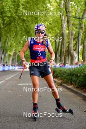 03.09.2022, Annecy, France (FRA): Dorothea Wierer (ITA) - Martin Fourcade Nordic Festival, Annecy (FRA). www.nordicfocus.com. © Reichert/NordicFocus. Every downloaded picture is fee-liable.