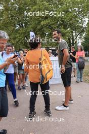 02.09.2022, Annecy, France (FRA): Martin Fourcade (FRA) opens the Festival - Martin Fourcade Nordic Festival, Annecy (FRA). www.nordicfocus.com. © Manzoni/NordicFocus. Every downloaded picture is fee-liable.