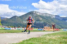 03.09.2022, Annecy, France (FRA): Ingrid Landmark Tandrevold (NOR) - Martin Fourcade Nordic Festival, Annecy (FRA). www.nordicfocus.com. © Reichert/NordicFocus. Every downloaded picture is fee-liable.