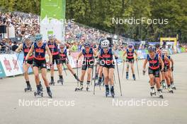 03.09.2022, Annecy, France (FRA): Event Feature: Start of womens race- Martin Fourcade Nordic Festival, Annecy (FRA). www.nordicfocus.com. © Manzoni/NordicFocus. Every downloaded picture is fee-liable.