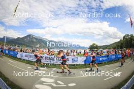 03.09.2022, Annecy, France (FRA): Michal Novak (CZE), Renaud Jay (FRA), Julien Arnaud (FRA), (l-r) - Martin Fourcade Nordic Festival, Annecy (FRA). www.nordicfocus.com. © Manzoni/NordicFocus. Every downloaded picture is fee-liable.