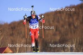 08.02.2022, Beijing, China (CHN): Felix Leitner (AUT) - XXIV. Olympic Winter Games Beijing 2022, Biathlon, individual men, Beijing (CHN). www.nordicfocus.com. © Manzoni/NordicFocus. Every downloaded picture is fee-liable.