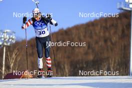 08.02.2022, Beijing, China (CHN): Paul Schommer (USA) - XXIV. Olympic Winter Games Beijing 2022, Biathlon, individual men, Beijing (CHN). www.nordicfocus.com. © Manzoni/NordicFocus. Every downloaded picture is fee-liable.